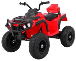 Quad ATV Air na akumulator dla dzieci Czerwony+ Koła pompowane + Radio MP3 + Wolny Start