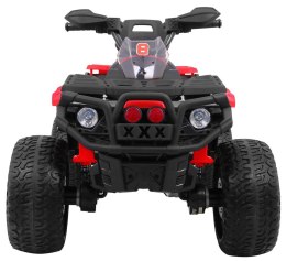 Quad Maverick 4x4 Elektryczny Pojazd dla dzieci Czerwony + Koła EVA + Panel audio + LED