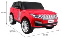 Range Rover HSE Lakierowane Autko dla 2 dzieci Czerwony + Pilot + Panel audio + LED