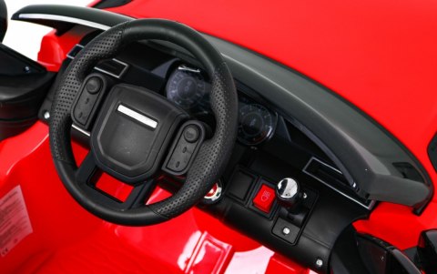 Range Rover Velar na akumulator Czerwony SUV + Pilot