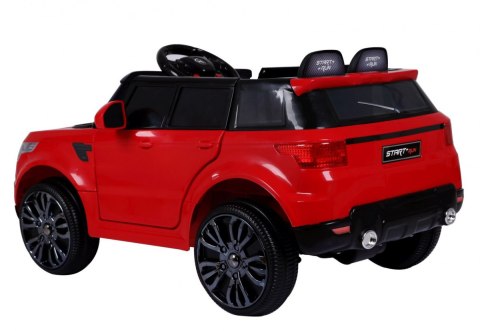 Autko Start Run na akumulator Czerwony SUV + Pilot + Funkcje bezpieczeństwa