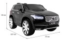 Volvo XC90 na akumulator dla dzieci Czarny + Pilot + Bagażnik + EVA + Wolny Start + Radio MP3 + LED