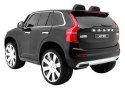 Volvo XC90 na akumulator dla dzieci Lakier Czarny + Pilot + Bagażnik + EVA + Wolny Start + Radio MP3 + LED