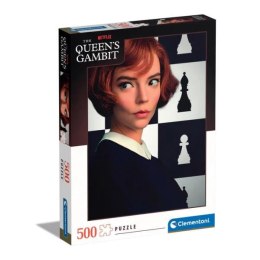 Clementoni Puzzle 500el Gambit Królowej. Queen's Gambit. Netflix 35131