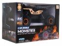 Crawler Monster dla dzieci 6+ Zdalnie sterowany Złoty model 1:18 Ekstremalna jazda