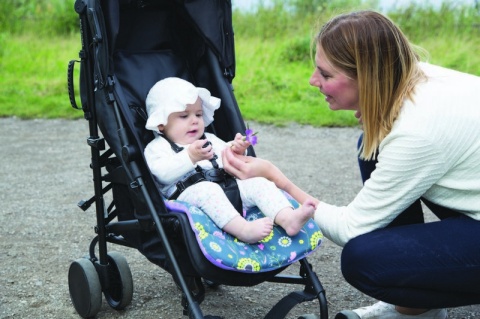 CuddleCo Wkładka do wózka Comfi-Cush Mini - Zebra