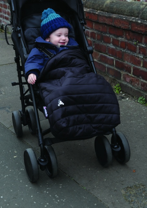 CuddleCo Comfi-Snug 2w1 Uniwersalny śpiworek i wkładka do wózka - granatowy