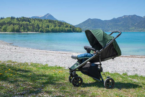 DOT TFK wózek spacerowy dla dzieci do 20kg - brązowy