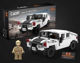 Klocki techniczne CaDA 328 el. Humvee pojazd wojskowy 1:24 dla dzieci 8+