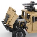 Klocki techniczne CaDA 3935 el. Humvee pojazd wojskowy 1:8 dla dzieci 8+