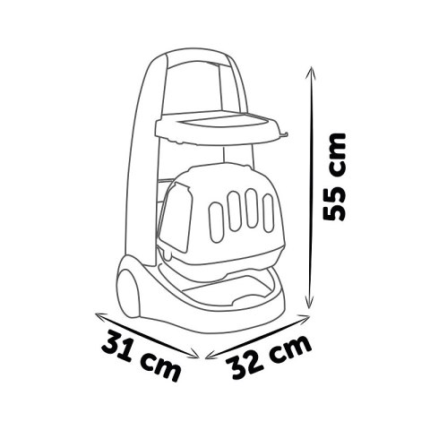 SMOBY Wózek Weterynarza Kotek Kontener