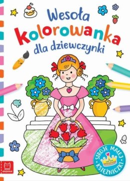 Książka Wesoła kolorowanka dla dziewczynki. Stroje małej księżniczki