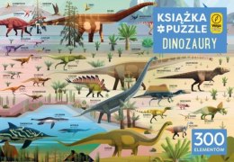Książka i puzzle II. Dinozaury