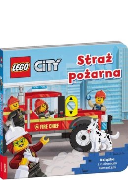 Książka z ruchomymi elementami. LEGO CITY. Straż pożarna. PPS-6001