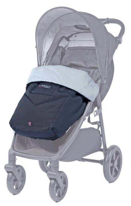 MAST Swiss Design uniwersalny pokrowiec osłonka na nóżki do wózka - Onyx