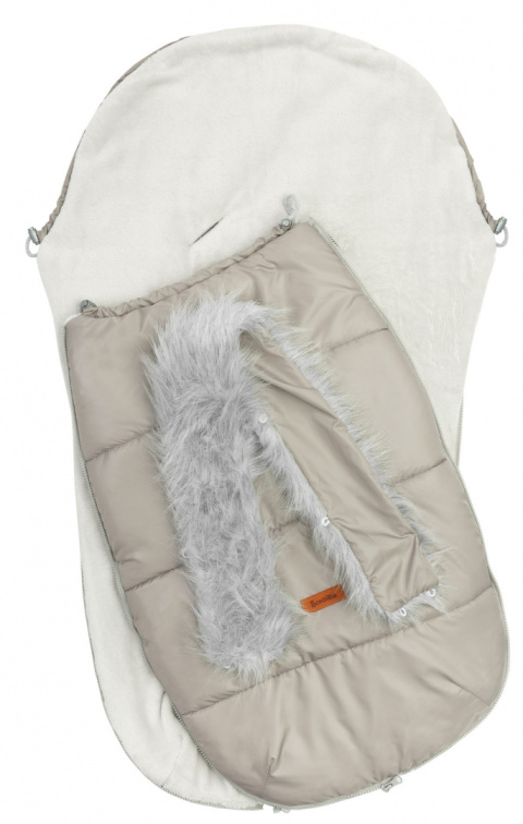 Śpiworek Orso Sensillo wodoodporne poszycie - BEŻOWY PERŁA