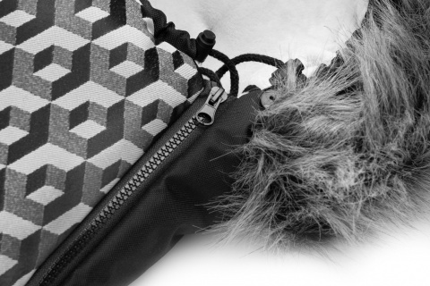 Śpiworek wodoodporny Olaf Sensillo z polarem - KOSTKI