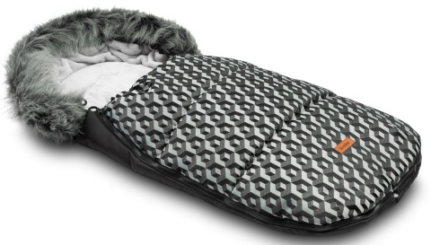 Śpiworek wodoodporny Olaf Sensillo z polarem - KOSTKI