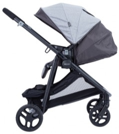 Time2Grow GRACO 2w1 wózek podwójny jeden po drugi (+ dodatkowe siedzisko, gondola) - Iron/Black