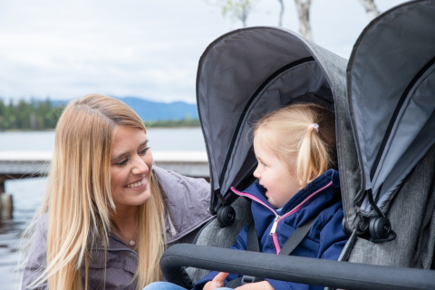 TFK Siedziska sportowe Duo do wózka Duo Combi/Sport 2 sztuki - szare - Skomponuj swój wózek