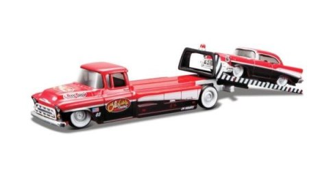 MAISTO 15055-18 Auto Chevrolet Flatbed laweta - 1957 Chevrolet Beliar blister