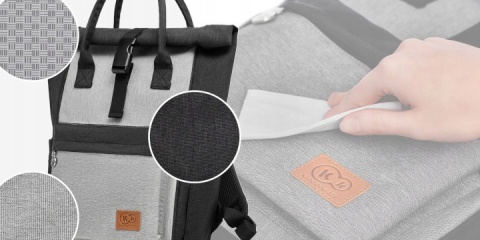 MOONPACK Kinderkraft Torba do wózka organzer - Black