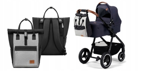 MOONPACK Kinderkraft Torba do wózka organzer - Black