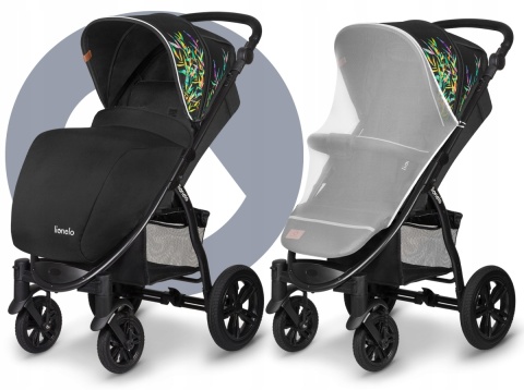 Annet Tour Lionelo do 22kg wózek spacerowy, duże gumowe koła - Dreamin