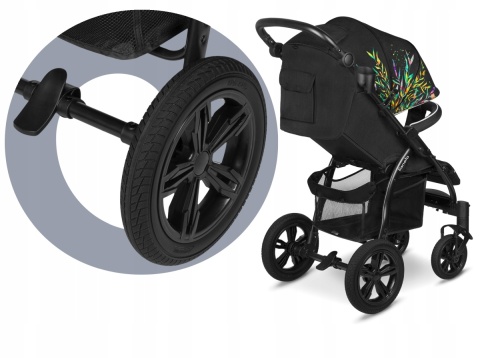 Annet Tour Lionelo do 22kg wózek spacerowy, duże gumowe koła - Dreamin