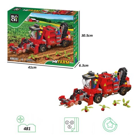 Klocki BLOCKI MyFarm Kombajn do buraków 481 el.