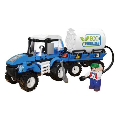 Klocki BLOCKI MyFarm Traktor z beczkowozem