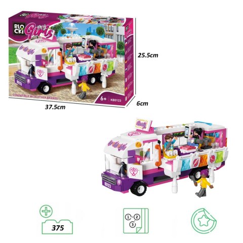 Klocki BLOCKI MyGirls Mobilny salon piękności 375 el.