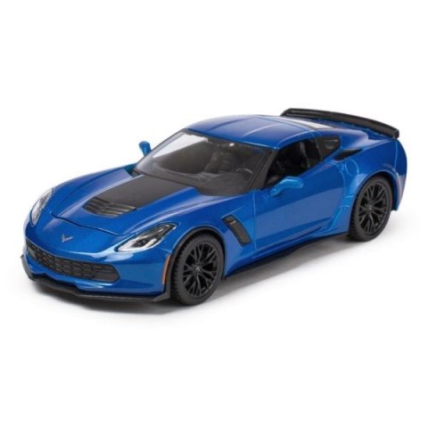 MAISTO 31133-49 Corvette Z06 2015 niebieski 1:24