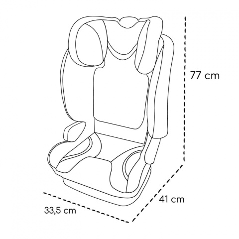 Taby Skiddou i-size15-36 kg 100-150 cm IsoFix fotelik samochodowy - Nomadic Dream