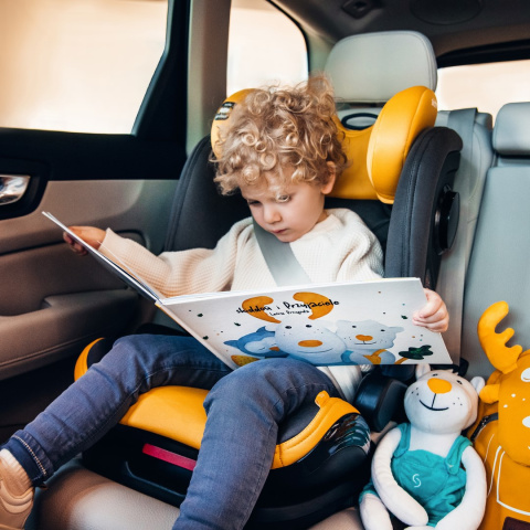 Taby Skiddou i-size15-36 kg 100-150 cm IsoFix fotelik samochodowy - Nomadic Dream