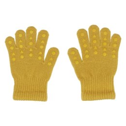 GoBabyGo - antypoślizgowe rękawiczki ułatwiające chwytanie 3 - 4 lata Mustard
