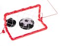 Latająca lewitująca piłka nożna krążek cymbergaj hoverball z bramkami