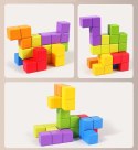 GRA ZRĘCZNOŚCIOWA LOGICZNA SORTER NAKŁADANKA PUZZLE TETRIS KOSTKA RUBIKA JHTOY-646