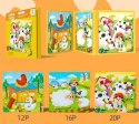 MAGNETYCZNE PUZZLE ZWIERZĄTKA KSIĄŻECZKA FARMA JHTOY-269