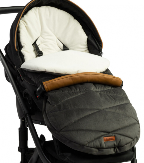 Śpiworek Riviera stylowy i komfortowy Sensillo - GRAPHITE