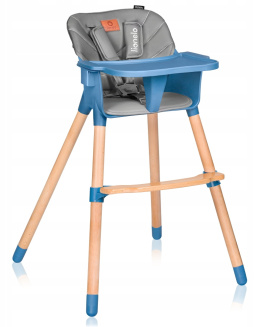 KOEN Lionelo krzesełko do karmienia 2w1 do 30 kg - Blue Sky