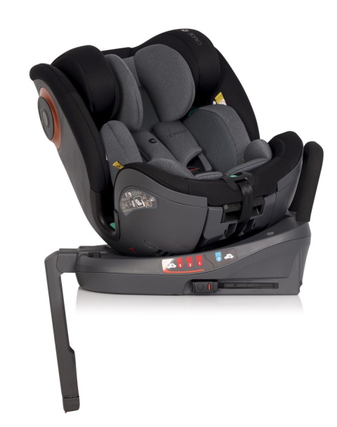 Le Mans i-Size RWF Cavoe 0-36kg obrotowy 360° fotelik samochodowy 40-150cm - Taupe