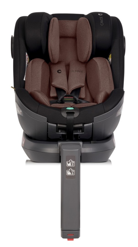 Le Mans i-Size RWF Cavoe 0-36kg obrotowy 360° fotelik samochodowy 40-150cm - Terracotta