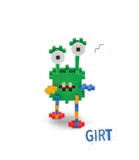 Plus-Plus, Saszetka Potworki - 40 Mini Mix