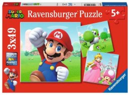 Puzzle 3x49el Super Mario 051861 Ravensburger