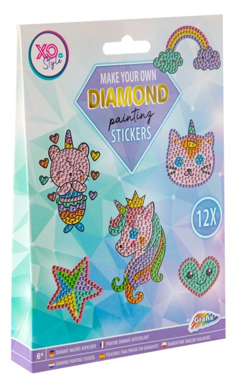 Zestaw do malowania diamentami z naklejkami