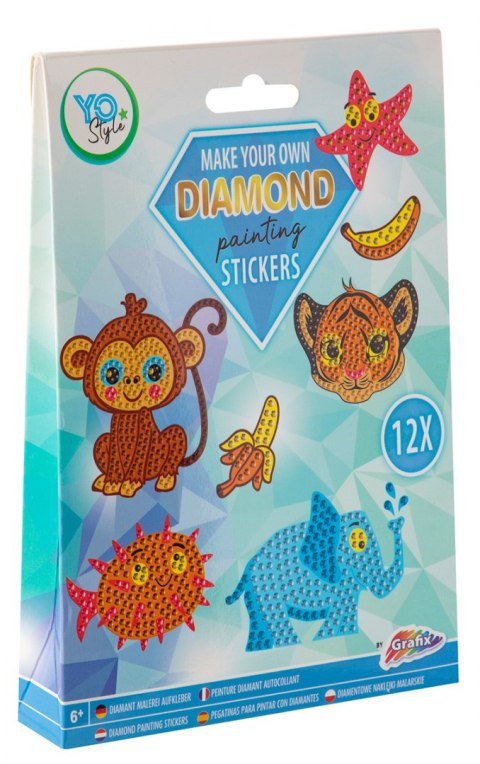 Zestaw do malowania diamentami z naklejkami