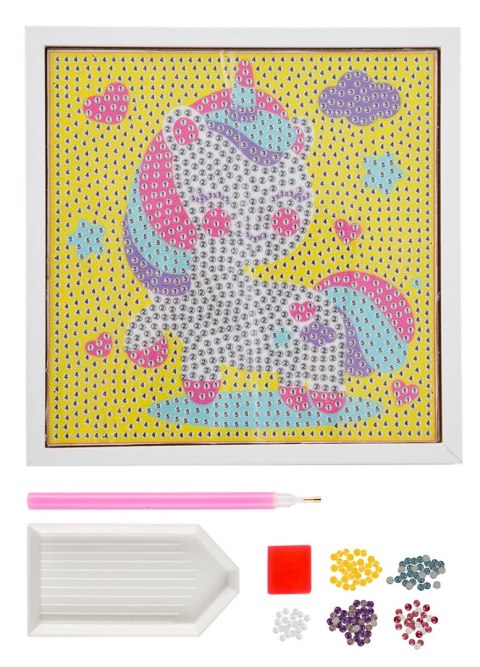 Diamentowe rysowanie ramka