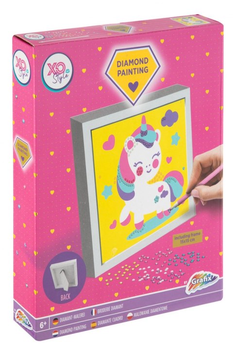 Diamentowe rysowanie ramka