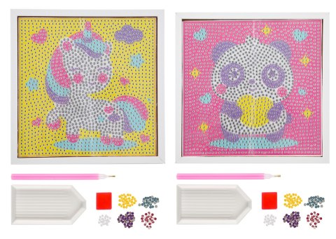 Diamentowe rysowanie ramka